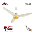 Tulip White Inverter Fan 30 Watt