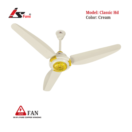 Classic Cream 220V AC Fan