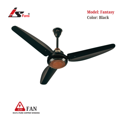 Fantasy Black 220V AC Fan