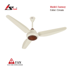 Fantasy Cream 220V AC Fan