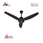 VIP Black 220V AC Fan