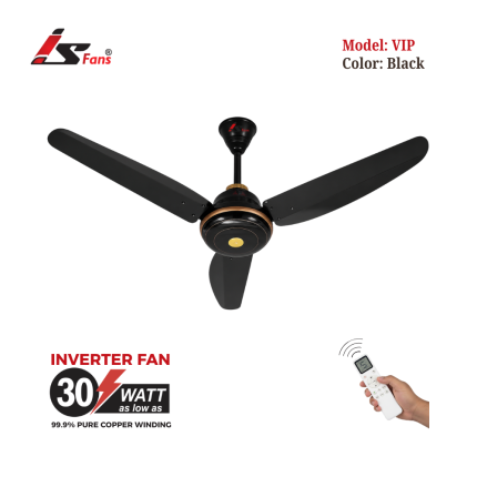 VIP Black Inverter Fan 30 Watt